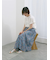 【USAコットン】フリルTシャツ