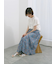 【USAコットン】フリルTシャツ