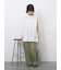 【Made in India】ノースリーブレースブラウス
