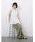 【Made in India】ノースリーブレースブラウス