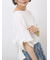 ツイストスリーブTシャツ
