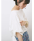 ツイストスリーブTシャツ