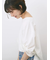 ツイストスリーブTシャツ