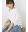 ツイストスリーブTシャツ