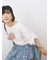 ツイストスリーブTシャツ