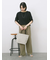 ツイストスリーブTシャツ