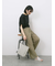 ツイストスリーブTシャツ