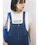 ロゴ刺繍フレンチスリーブTシャツ