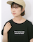 ロゴ刺繍フレンチスリーブTシャツ