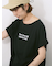 ロゴ刺繍フレンチスリーブTシャツ