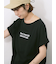 ロゴ刺繍フレンチスリーブTシャツ