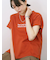 ロゴ刺繍フレンチスリーブTシャツ