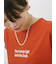 ロゴ刺繍フレンチスリーブTシャツ