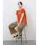 ロゴ刺繍フレンチスリーブTシャツ