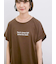 ロゴ刺繍フレンチスリーブTシャツ
