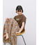 ロゴ刺繍フレンチスリーブTシャツ