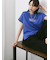 ロゴ刺繍フレンチスリーブTシャツ