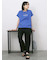 ロゴ刺繍フレンチスリーブTシャツ