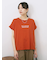 ロゴ刺繍フレンチスリーブTシャツ