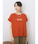 ロゴ刺繍フレンチスリーブTシャツ