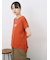 ロゴ刺繍フレンチスリーブTシャツ