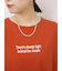 ロゴ刺繍フレンチスリーブTシャツ