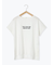 ロゴ刺繍フレンチスリーブTシャツ