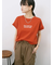 ロゴ刺繍フレンチスリーブTシャツ