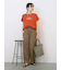ロゴ刺繍フレンチスリーブTシャツ