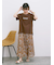 ロゴ刺繍フレンチスリーブTシャツ