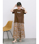 ロゴ刺繍フレンチスリーブTシャツ