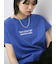 ロゴ刺繍フレンチスリーブTシャツ