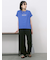 ロゴ刺繍フレンチスリーブTシャツ
