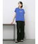 ロゴ刺繍フレンチスリーブTシャツ