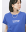 ロゴ刺繍フレンチスリーブTシャツ