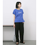ロゴ刺繍フレンチスリーブTシャツ