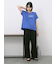 ロゴ刺繍フレンチスリーブTシャツ