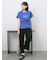 ロゴ刺繍フレンチスリーブTシャツ
