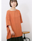 リネンタッチワイドブラウス