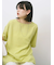 リネンタッチワイドブラウス