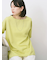 リネンタッチワイドブラウス