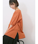 リネンタッチワイドブラウス