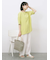 リネンタッチワイドブラウス