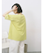 リネンタッチワイドブラウス