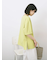 リネンタッチワイドブラウス