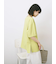リネンタッチワイドブラウス