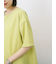 リネンタッチワイドブラウス
