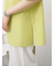 リネンタッチワイドブラウス