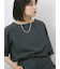 リネンタッチワイドブラウス