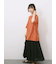 リネンタッチワイドブラウス